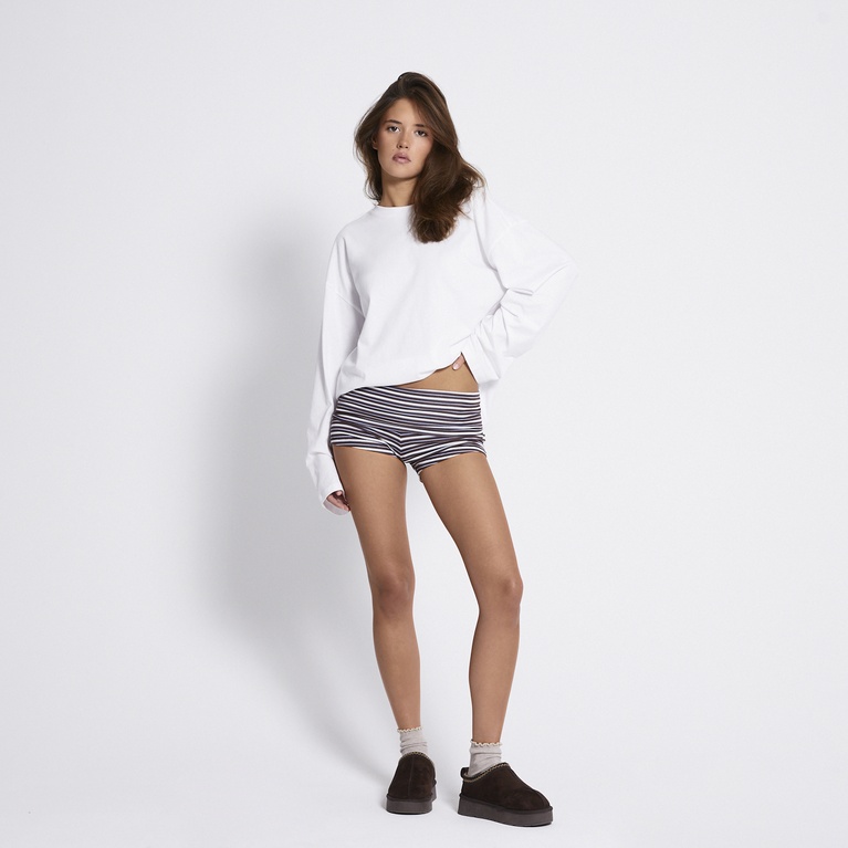 Foldable hot pants "Liora printed" Stripe 2